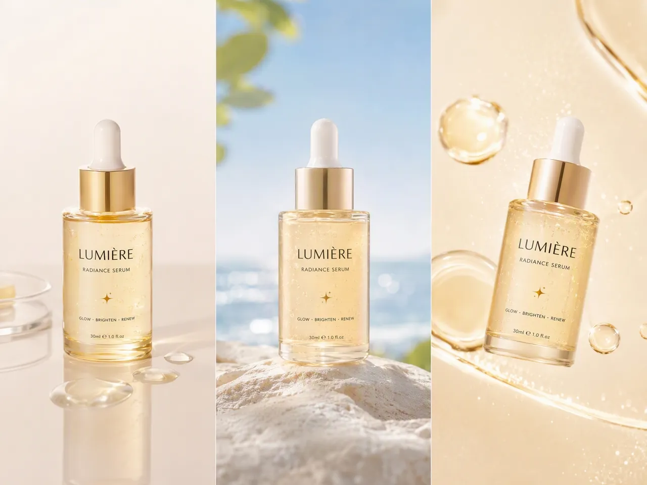 Lumière Radiance Serum product photography