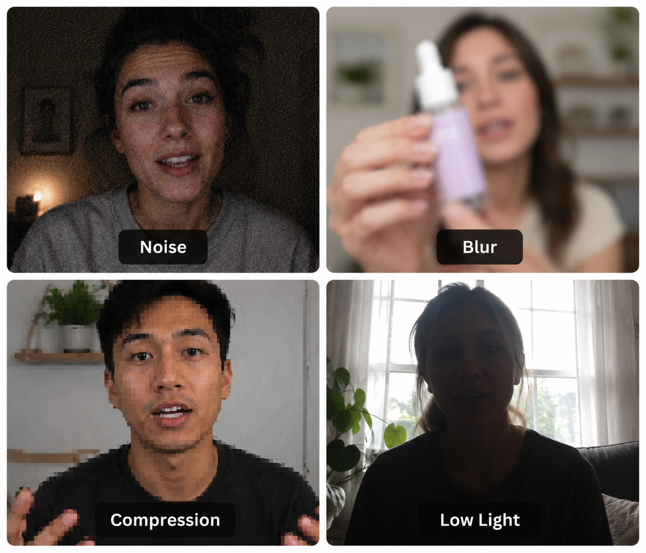 AI video enhancement tools for denoising
