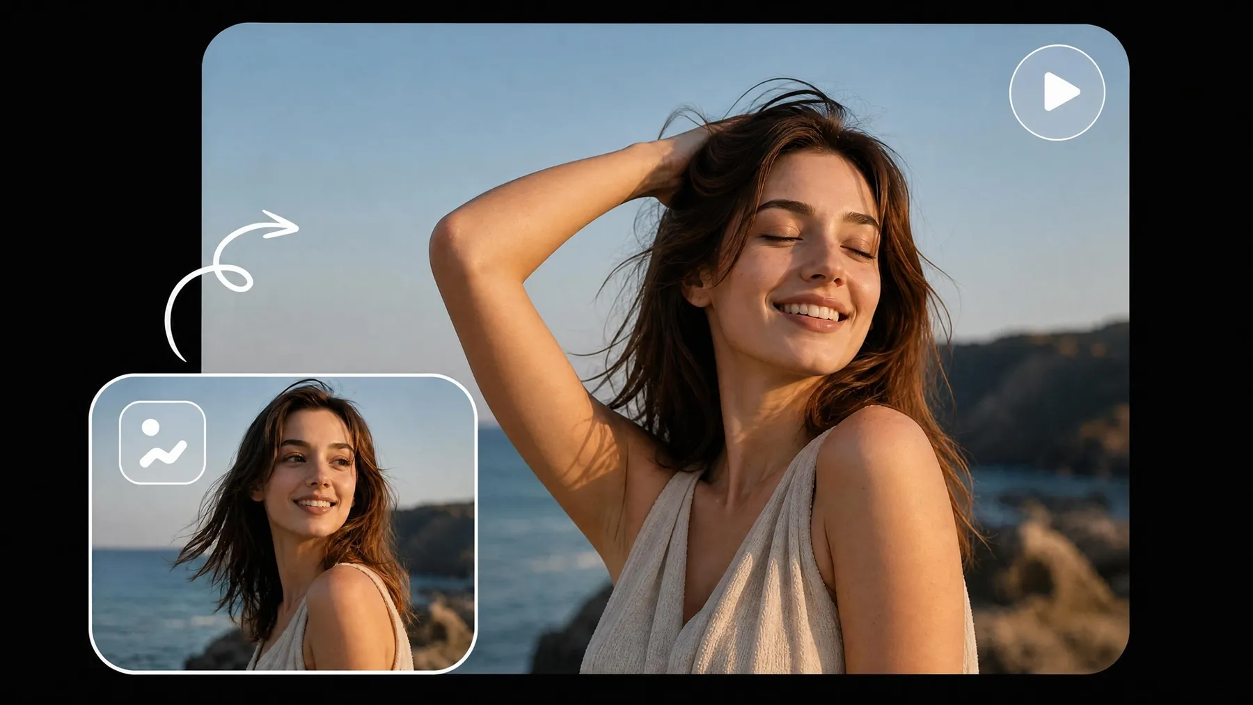 Video Img Example AI Image to Video: Turn Photos into Videos Online | Wink