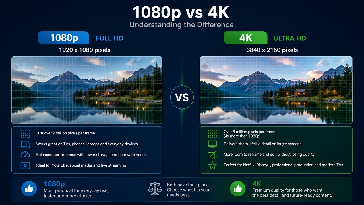 HD vs 4K Resolution: Everything You Need to Know | Wink