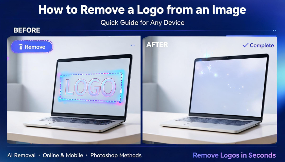 Remove Logo Simple How to Remove a Logo from an Image and Restore the Background | Wink