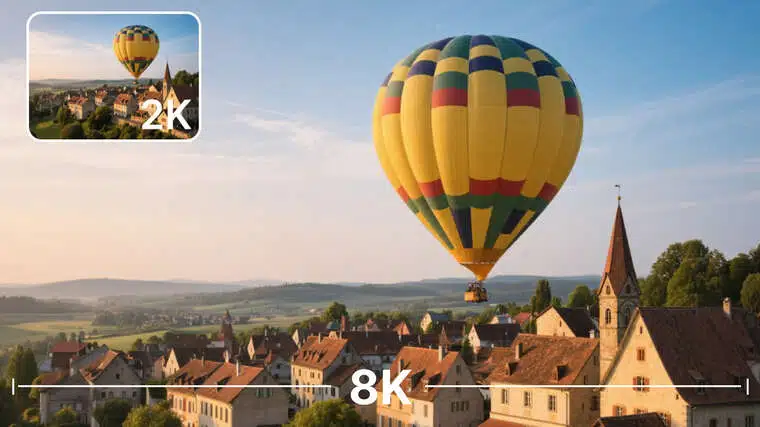 upscale images to 8K